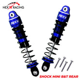 Nexx Racing Rear Oil shock (2pcs) for Mini-T& Mini-B - BLUE